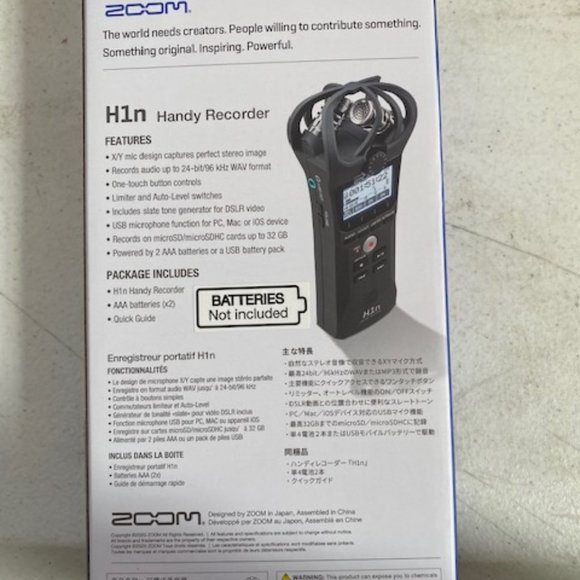 Zoom ZH1 H1 Handy Portable Digital Recorder (NEW) - Picture 11 of 13
